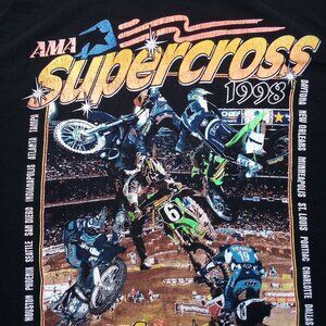 Vintage AMA Supercross Series 1998 Neon T-Shirt